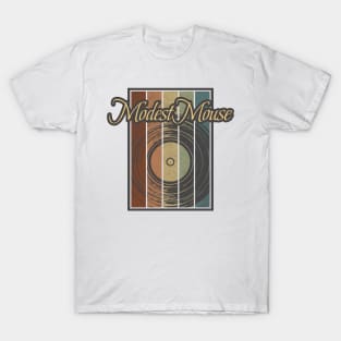 Modest Mouse Vynil Silhouette T-Shirt